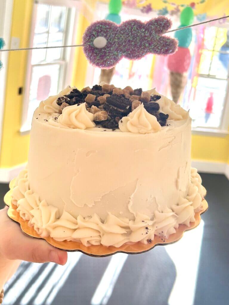 Custom Ice Cream Cake at Village Scoop
